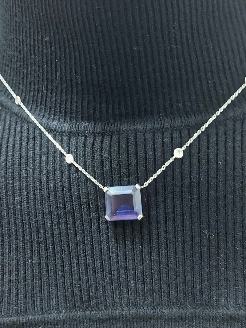 10 Carat Sapphire Pendant on DBTY Chain