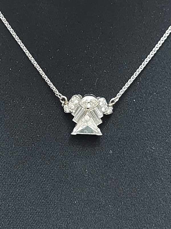 1.80 Carat Multicut Diamond Pendant