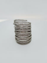 4 Carat Diamond Multi Row Band