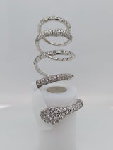 2.50 Carat Diamond Snake Ring