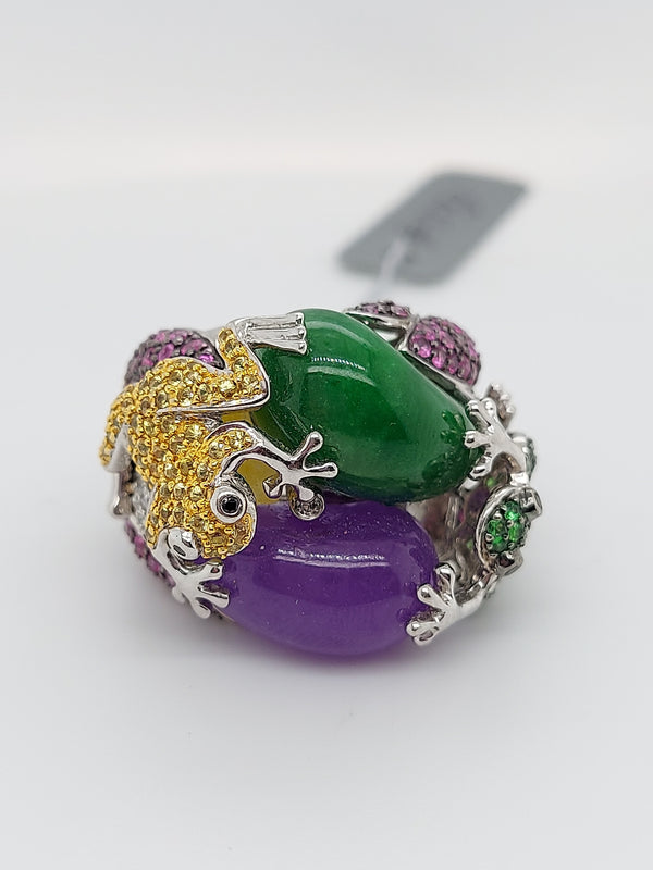 Gemstone & Diamond Fashion Ring