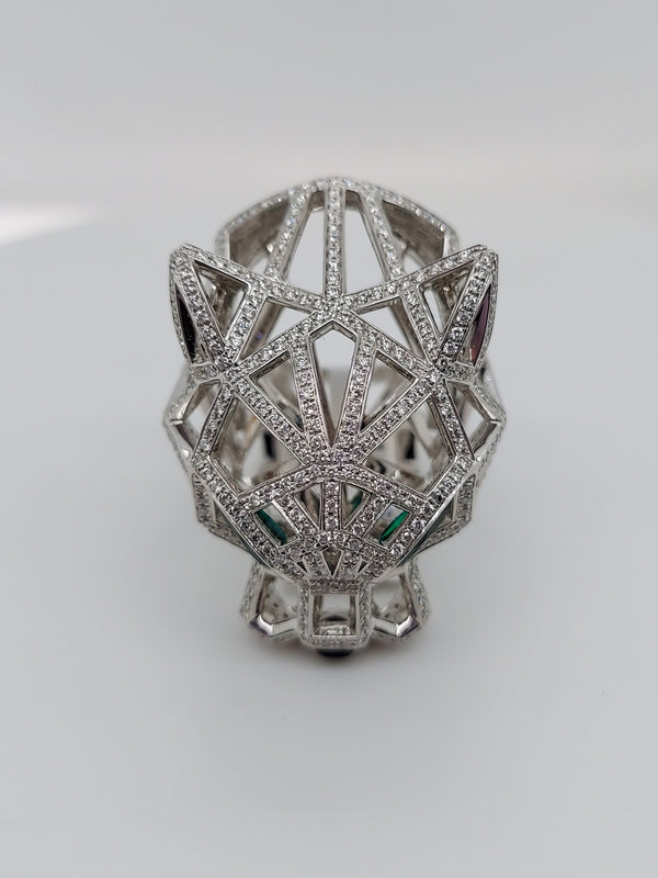 Diamond Tiger Ring