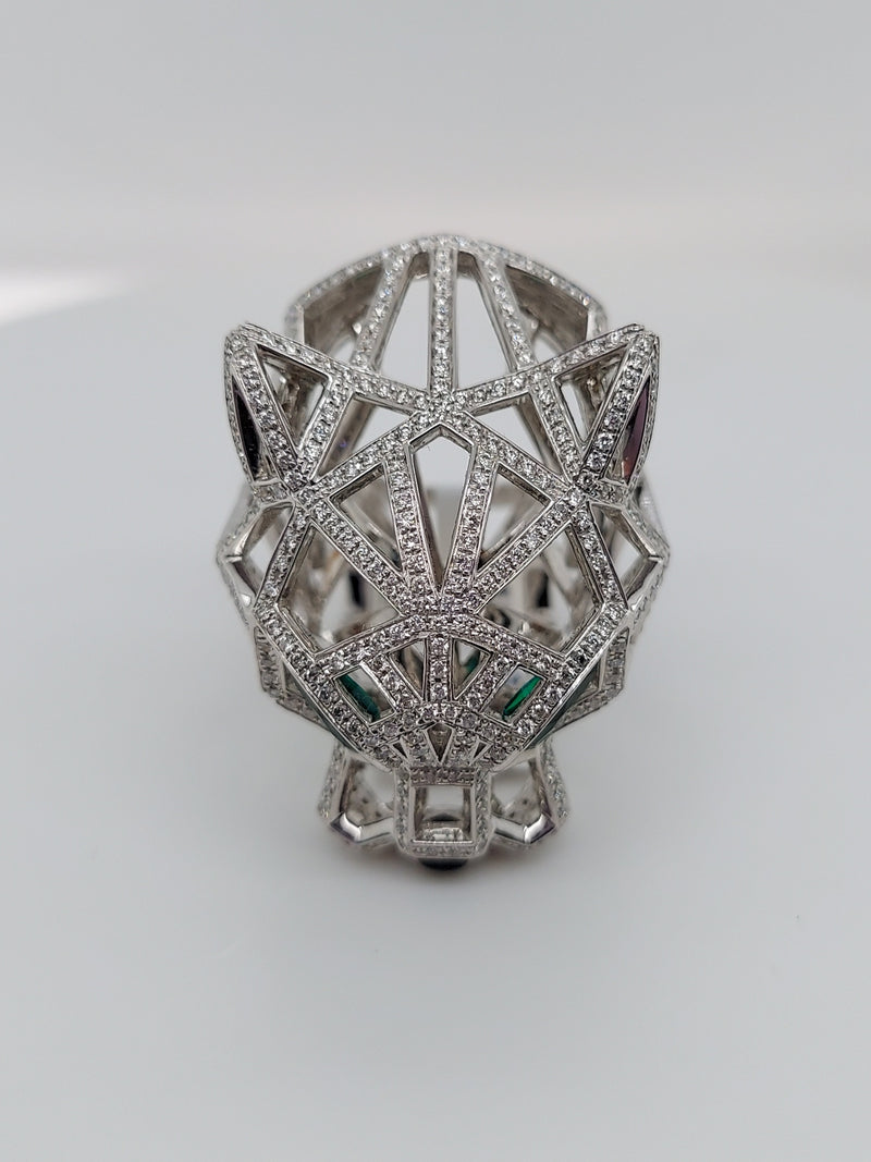 Diamond Tiger Ring