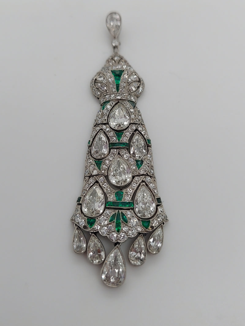 Art Deco Diamond Pendant