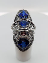 Art Deco Sapphire & Diamonds Ring