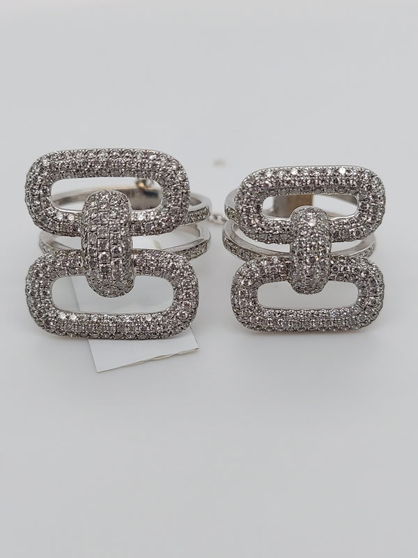 Diamond Bow Fashion Ring