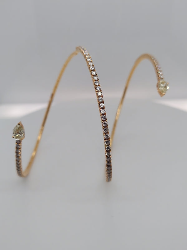 Diamond Snake Bracelet