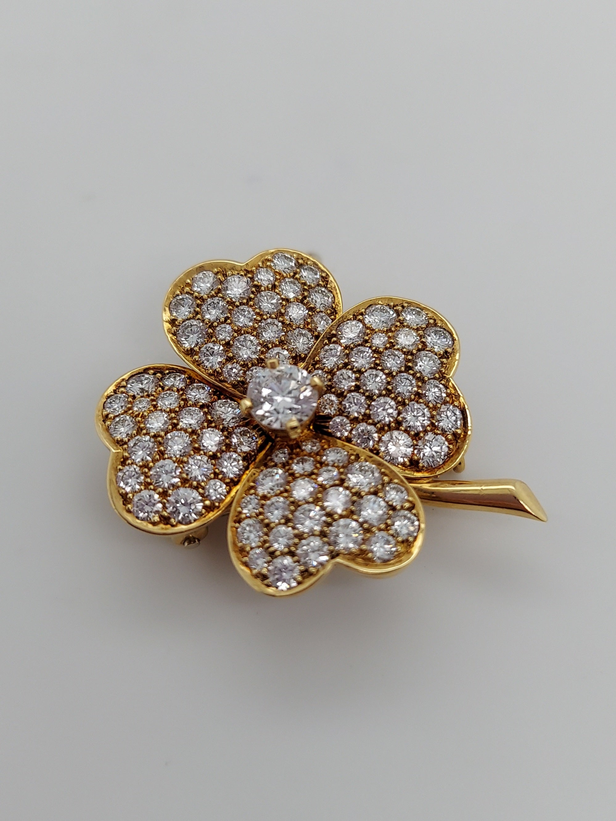 Van Cleef & Arpels Cosmos Diamond Clip Pendant