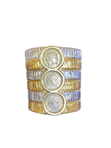 Bvlgari Vintage Triple Coin Tubogas Bracelet