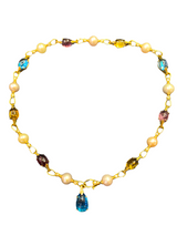 Bvlgari Multicolored Stones, Pearls and Diamonds Necklace