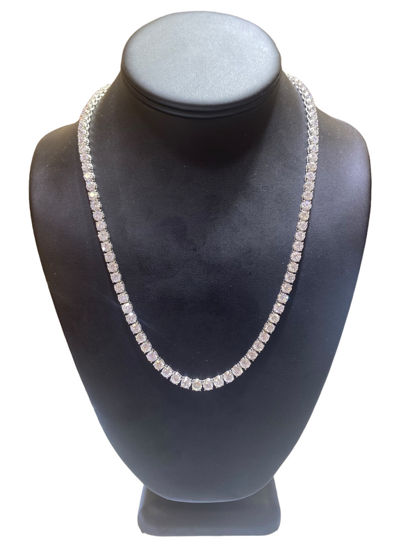 40 Carat Diamond Tennis Necklace