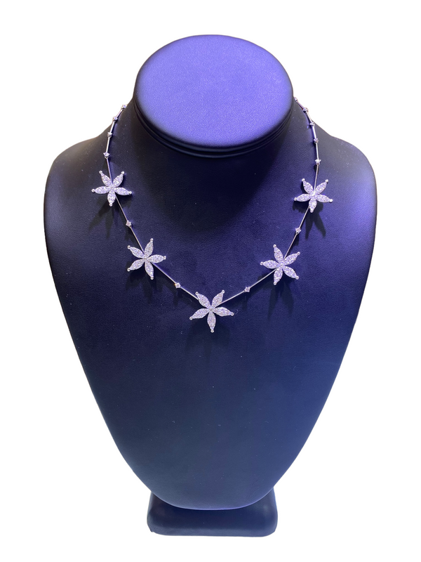 7.5 Carat Diamond Star Necklace