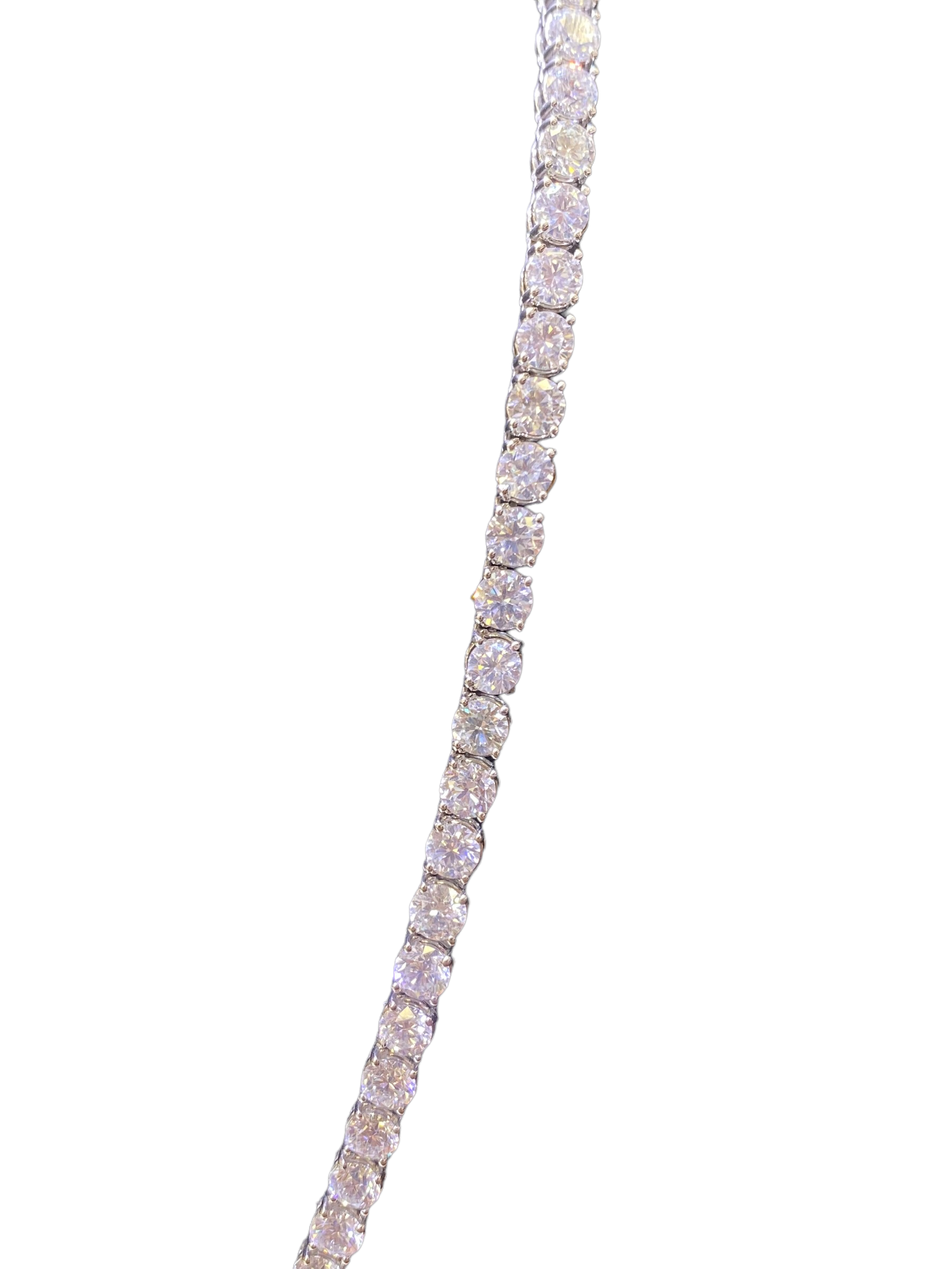 40 Carat Diamond Tennis Necklace