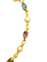 Bvlgari Multicolored Stones, Pearls and Diamonds Necklace