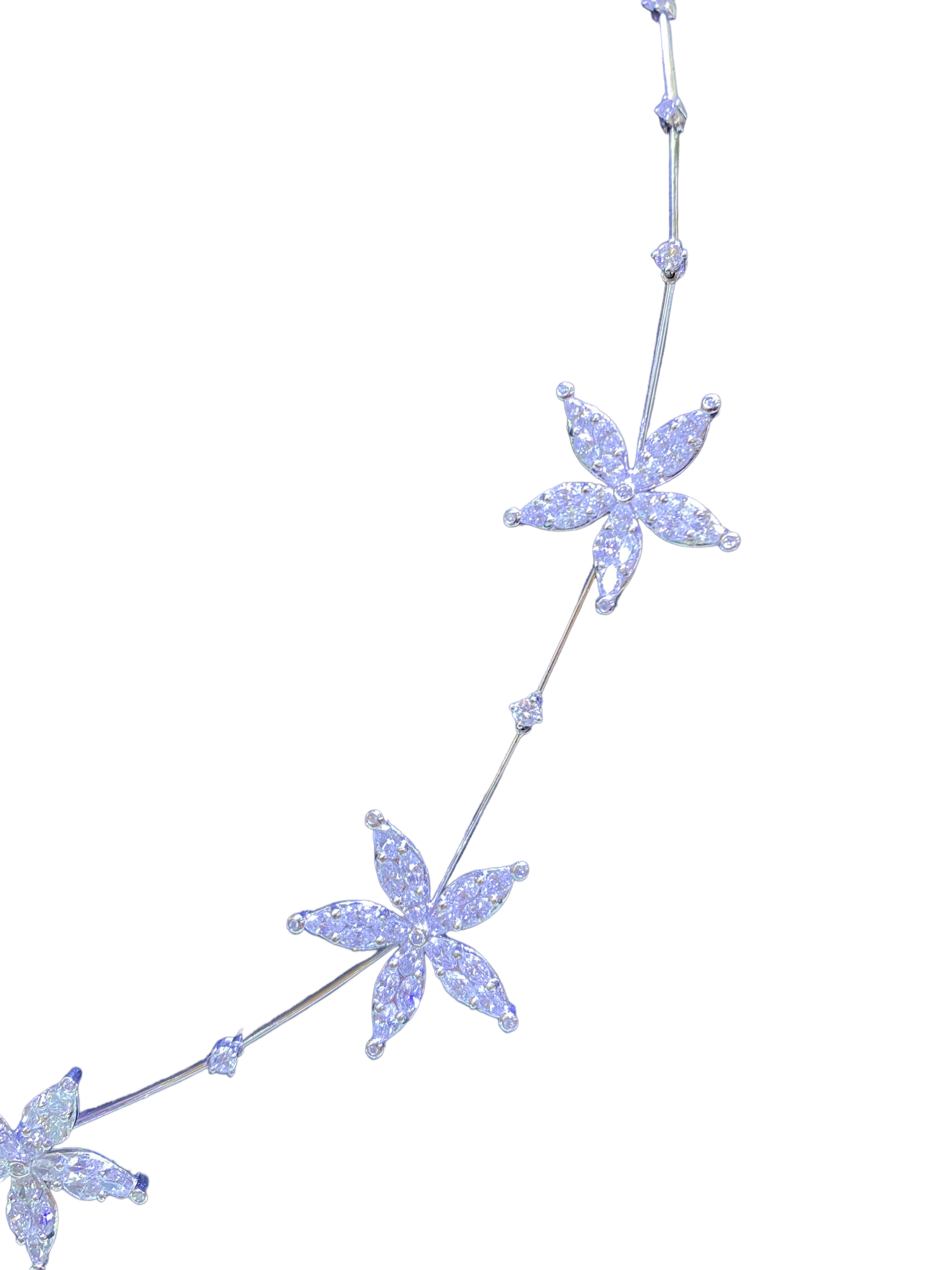 7.5 Carat Diamond Star Necklace