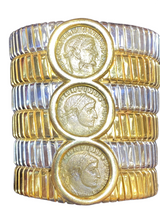 Bvlgari Vintage Triple Coin Tubogas Bracelet