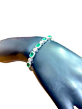 Emerald and Diamond Bangle