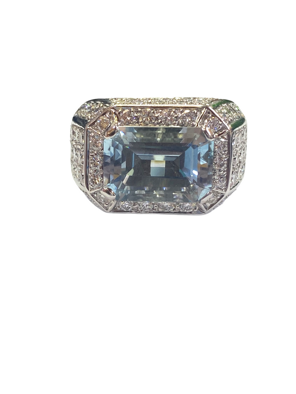 7 Carat Aquamarine Ring