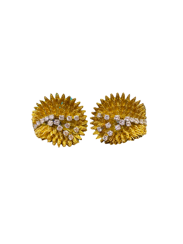 Tiffany Sea Urchin Diamond Earrings