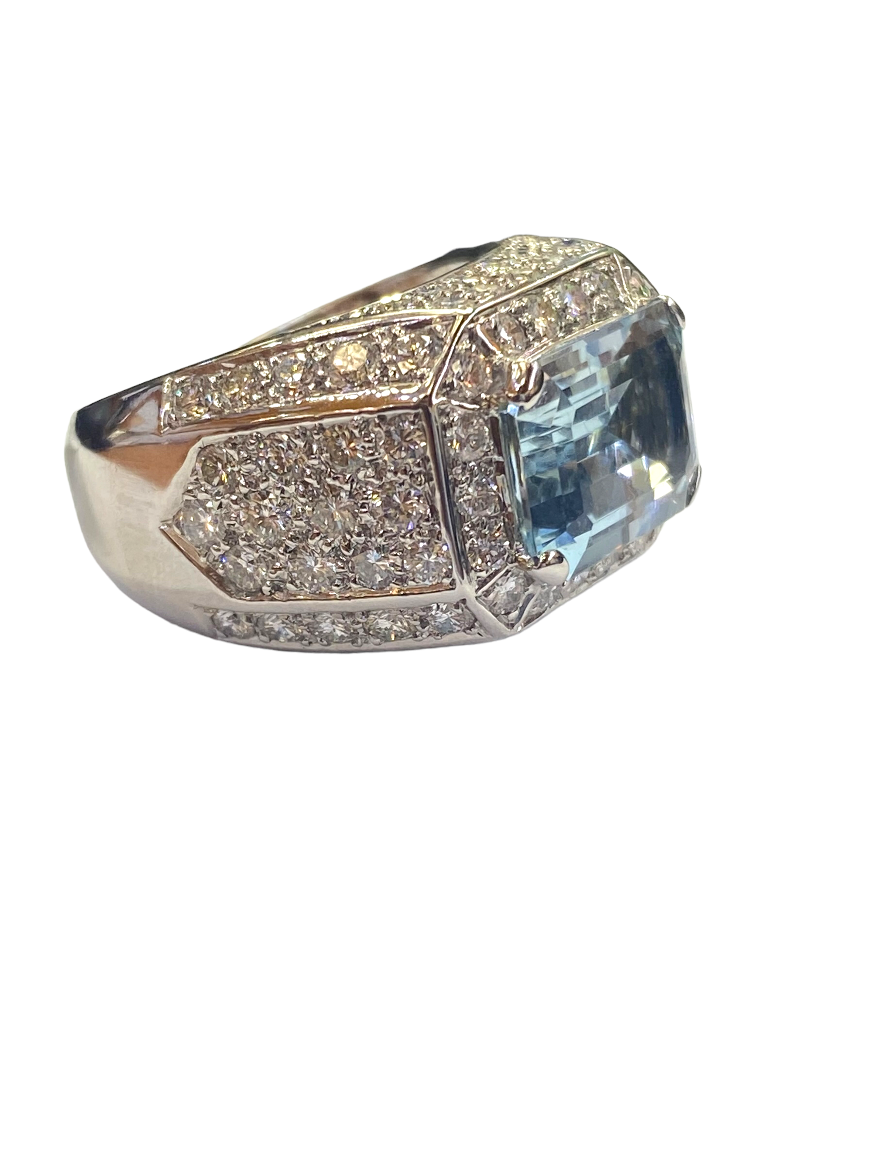 7 Carat Aquamarine Ring