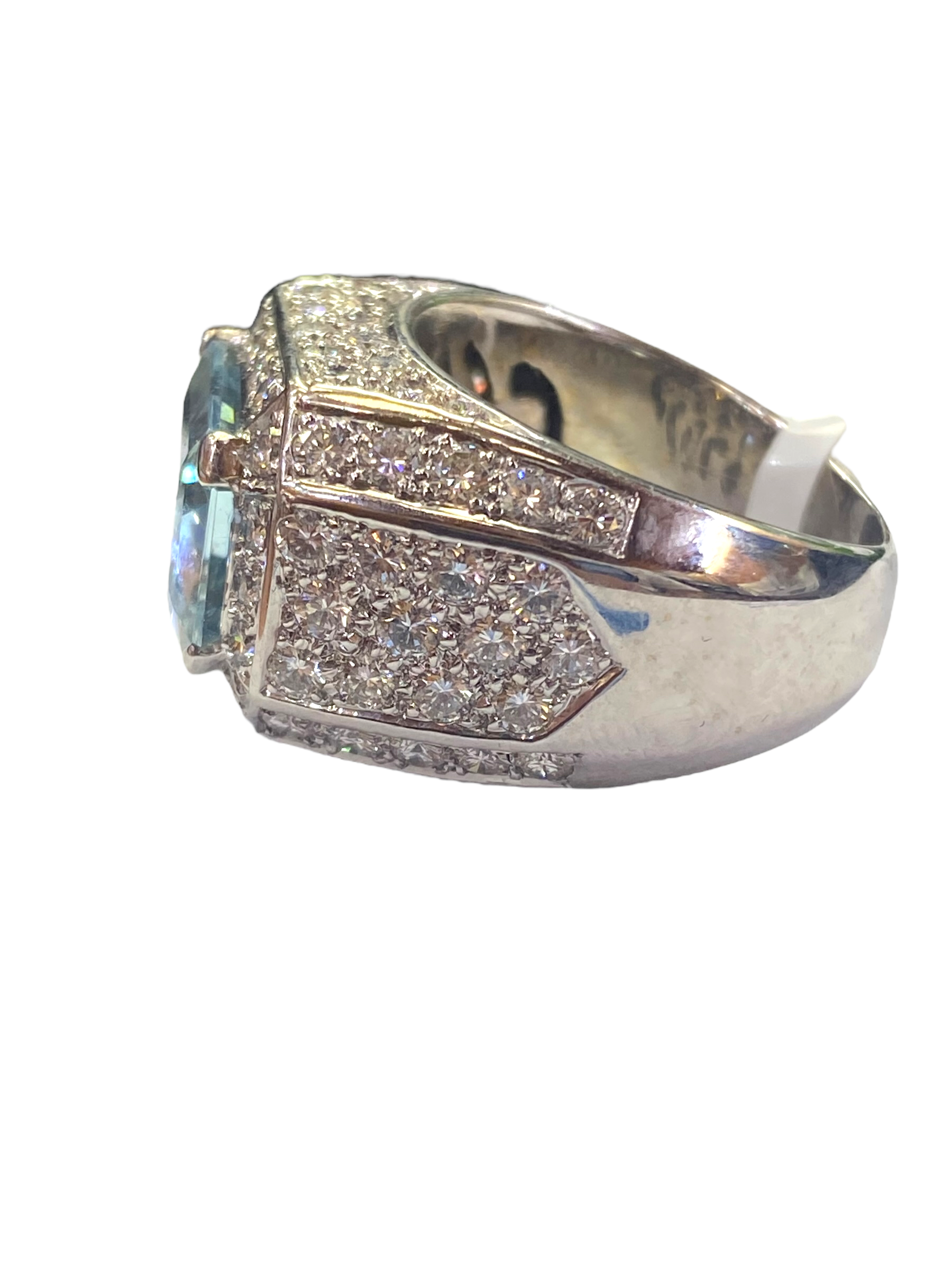 7 Carat Aquamarine Ring