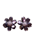 Van Cleef & Arpels Mother Of Pearl Rose De Noe Earrings Small Model