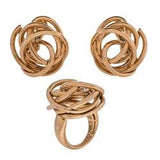 De Grisogono Matassa 18K Rose Gold Set of Earrings and Ring